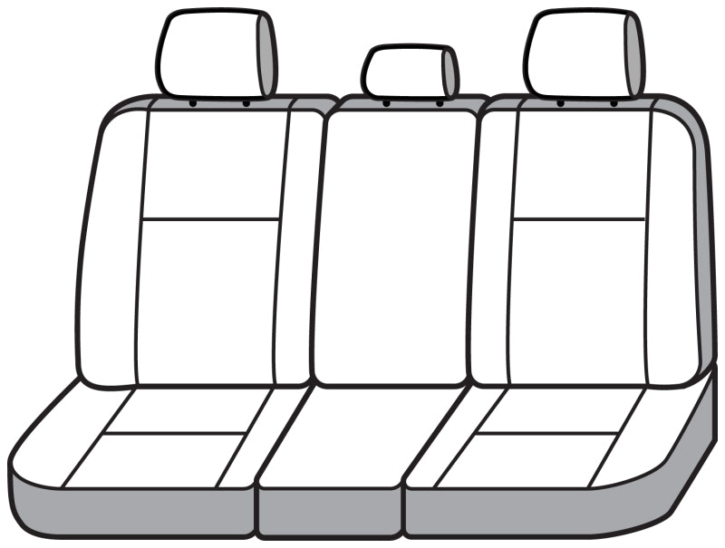 Covercraft 19-20 Ford F-150 Polycotton SeatSaver Custom Front Row Seat Covers - Charcoal