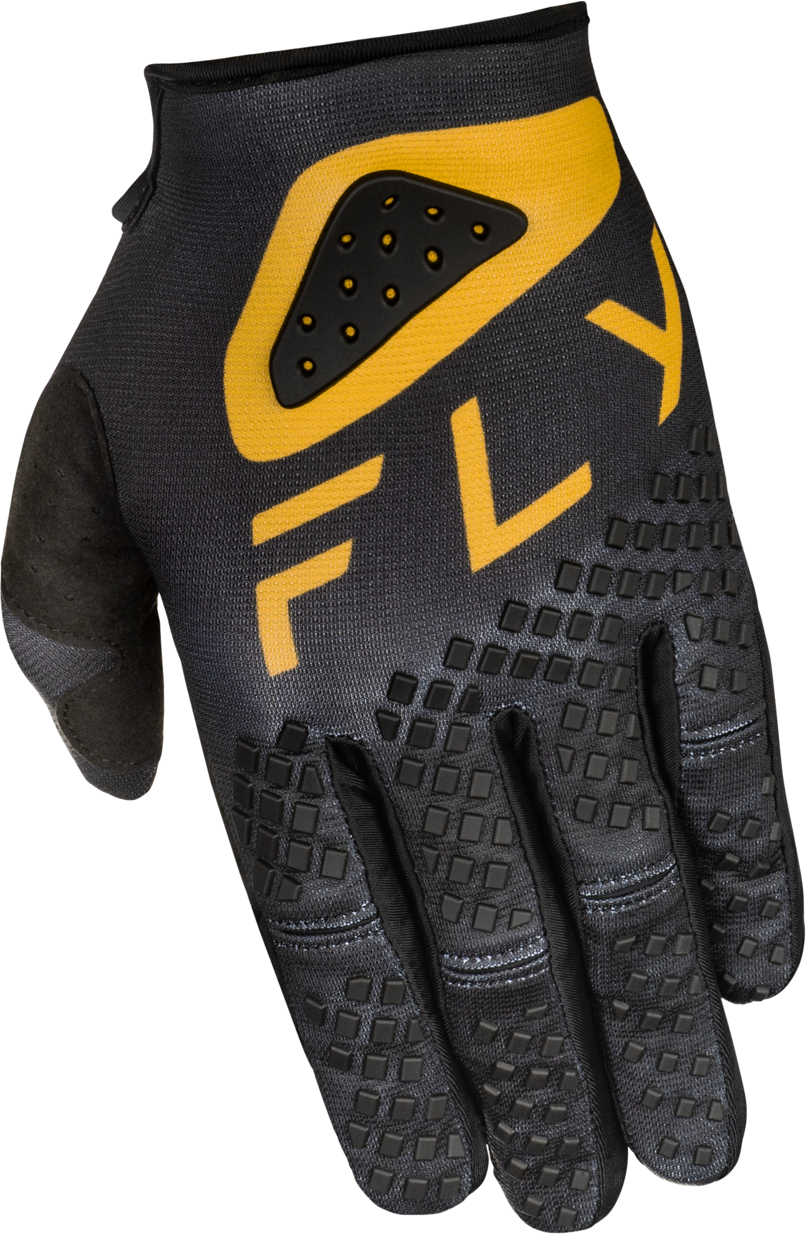 Youth Kinetic Center Gloves Black/Gold Ym