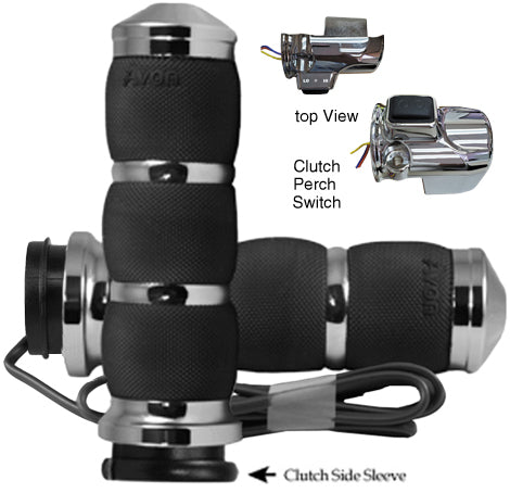 Air Cushion Fbw Heated Grips 15 Up Fltr Chrome