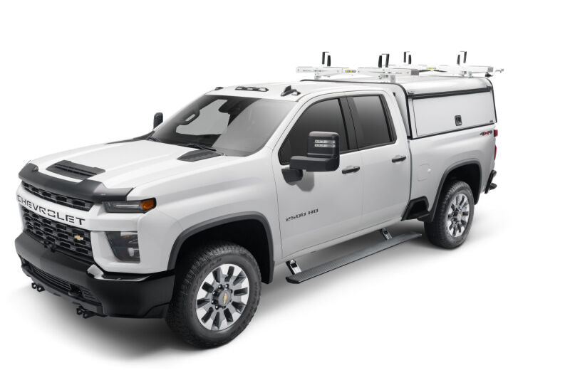 AMP Research 19-21 Chevy Silverado 1500 Crew Cab PowerStep Plug N Play - Black (w/OEM Illumination)