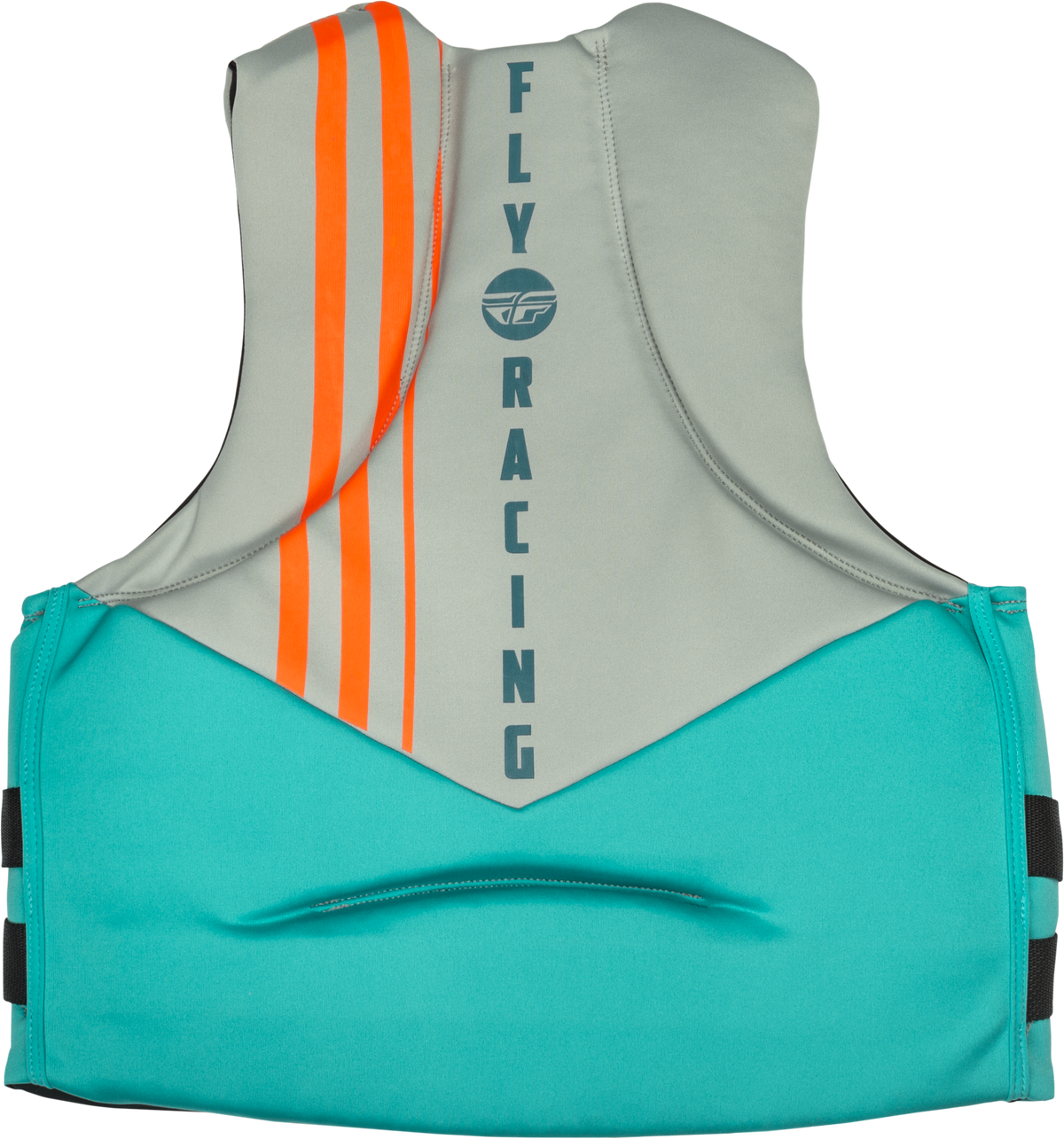 Neoprene Flotation Vest Teal/Grey/Orange Lg