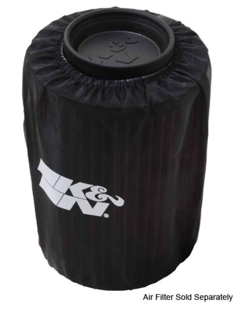 K&amp;N Air Filter Wrap Drycharger - Round Straight - Black for Polaris Ranger
