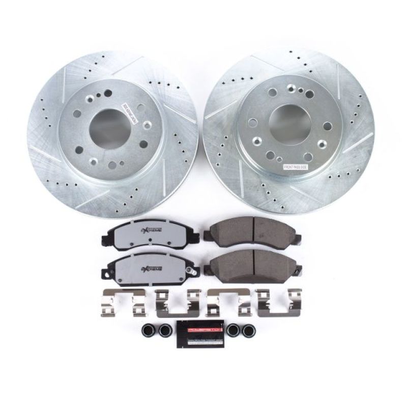 Power Stop 07-08 Cadillac Escalade Front Z36 Truck &amp; Tow Brake Kit