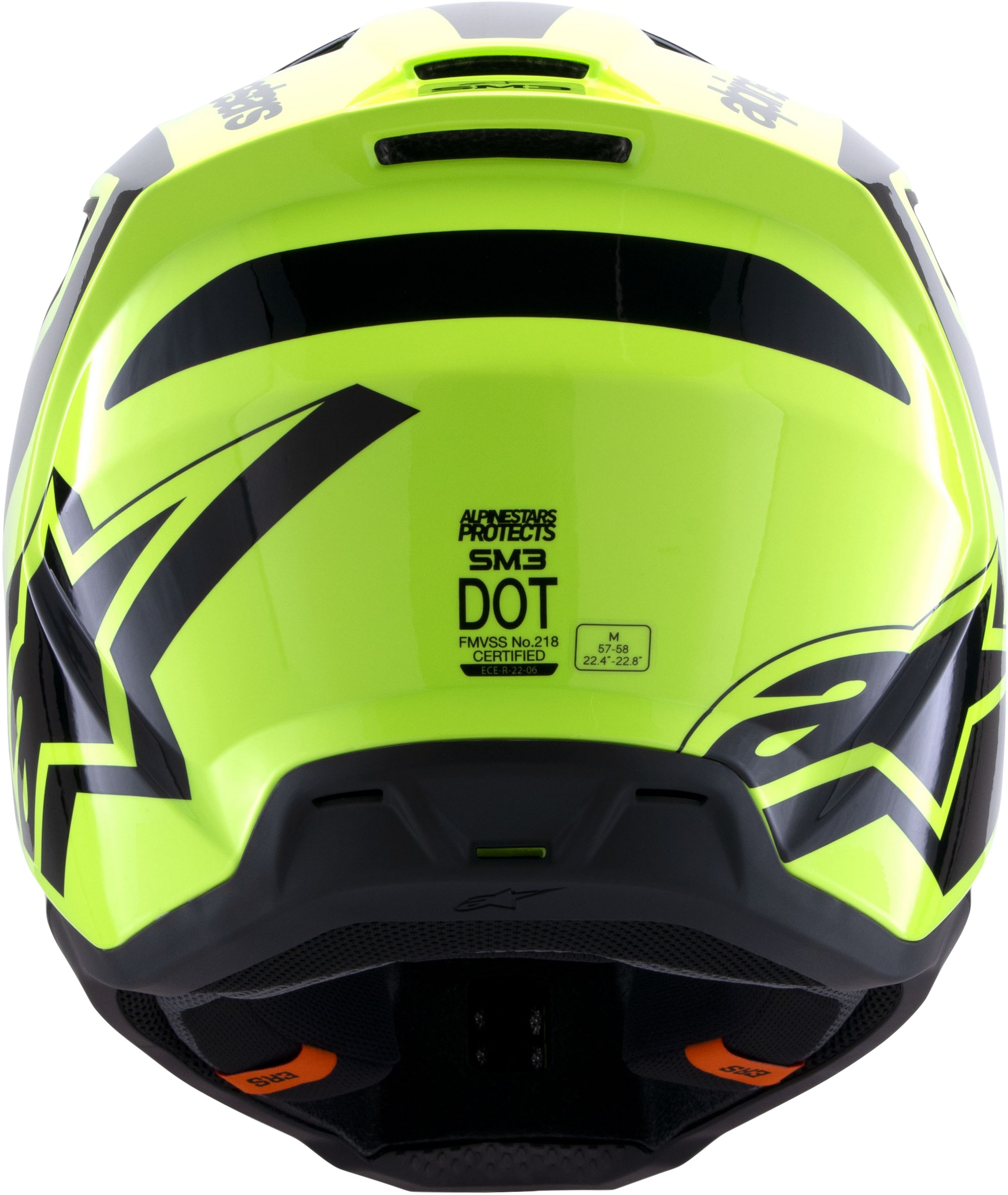 Sm3 Heat Helmet Yellow Fluo/Black Glossy Lg