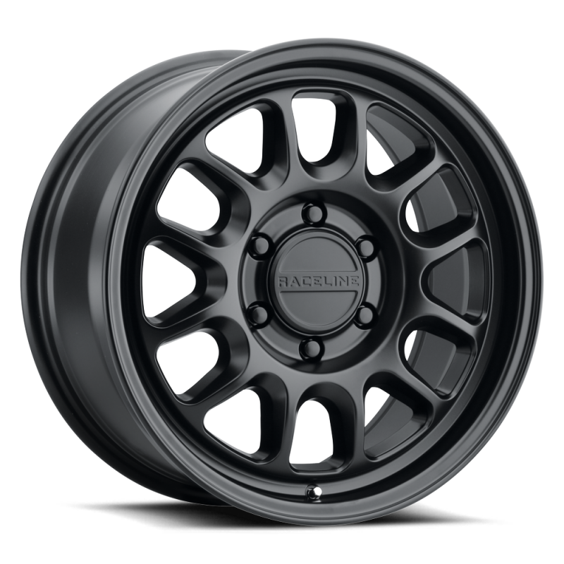 Raceline 958B Rogue 17x8.5in / 8X170 BP / 0mm Offset / 130.81mm Bore - Satin Black