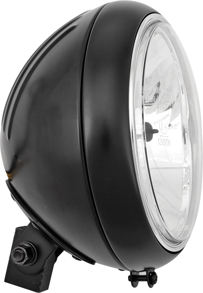 7&quot; Headlight Grooved 60/55w Black
