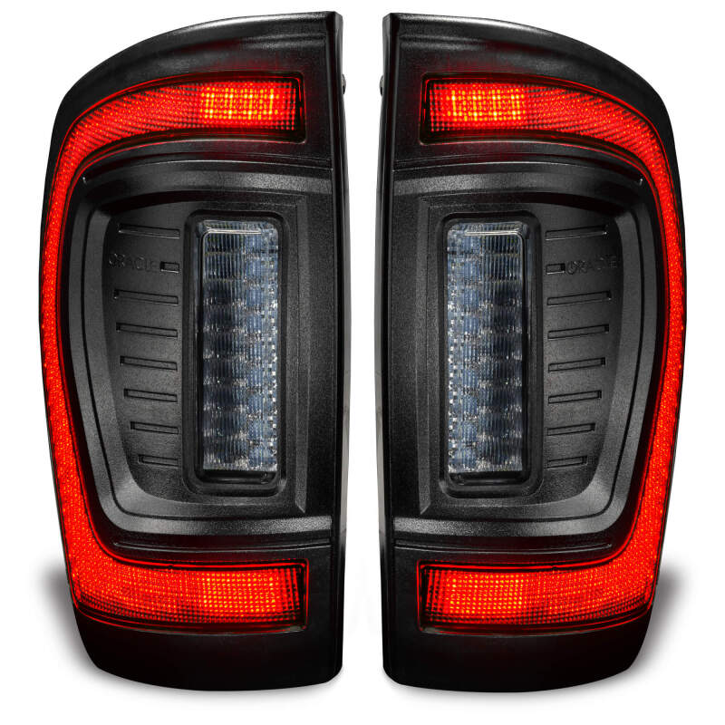 Oracle Lighting 16-23 Gen 3 Toyota Tacoma Black Series Flush Style LED Tail Lights SEE WARRANTY