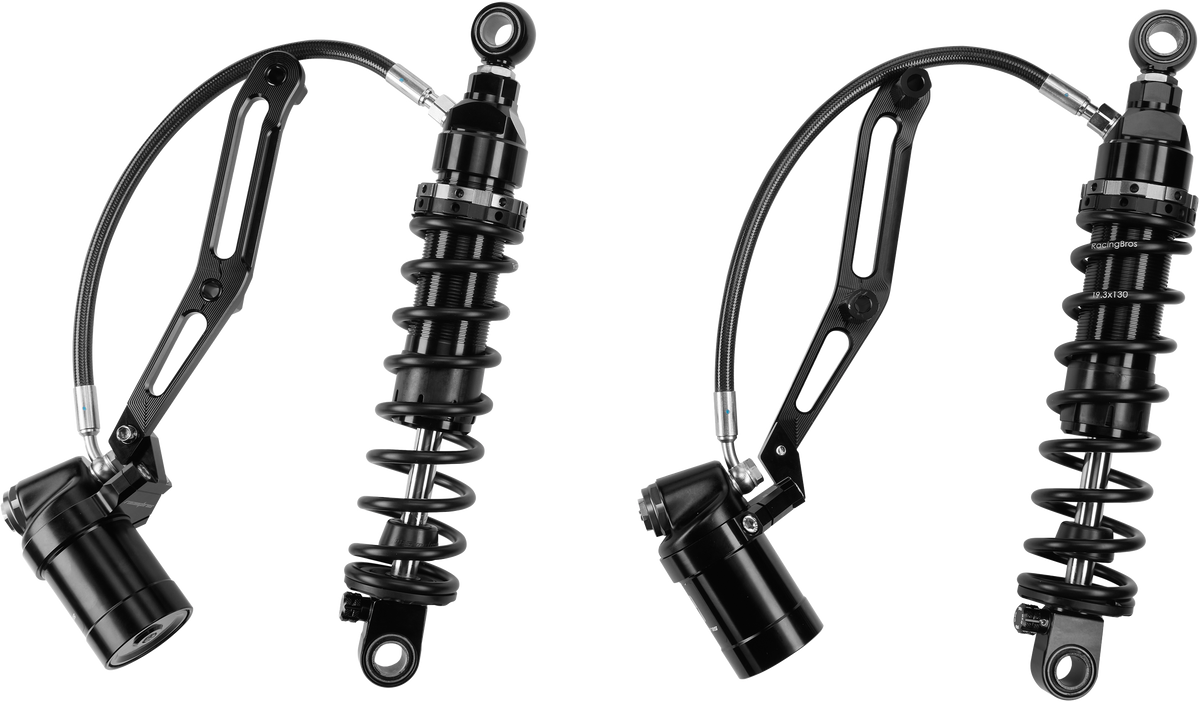 Touring Remote Res Shocks 14"Hvy Weight Billet Bracket