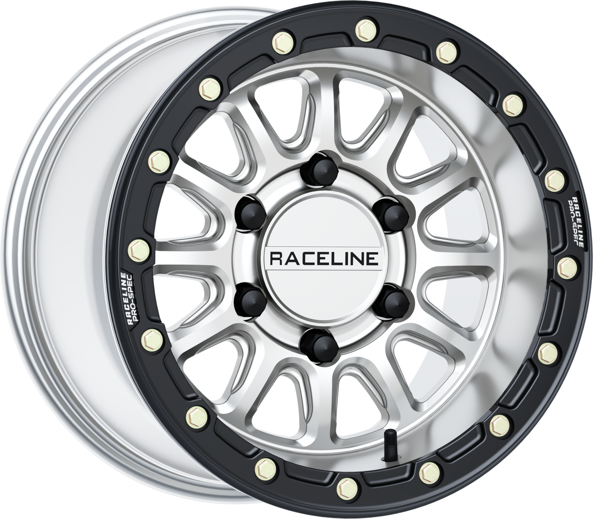 Alpha Hyper Wheel 6/139.7 Hyper Silver/Blk 15x10 (+10mm)