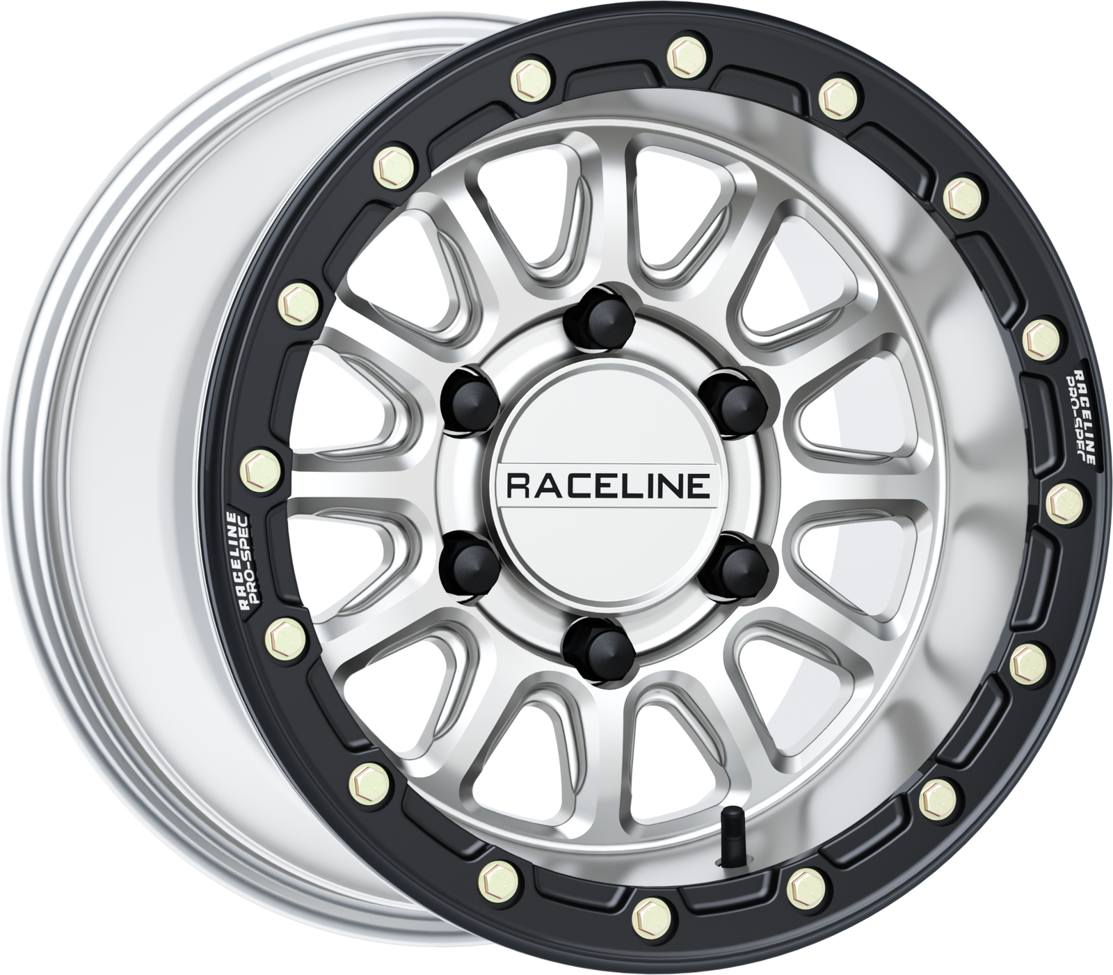 Alpha Hyper Wheel 6/139.7 Hyper Silver/Blk 15x10 (+10mm)