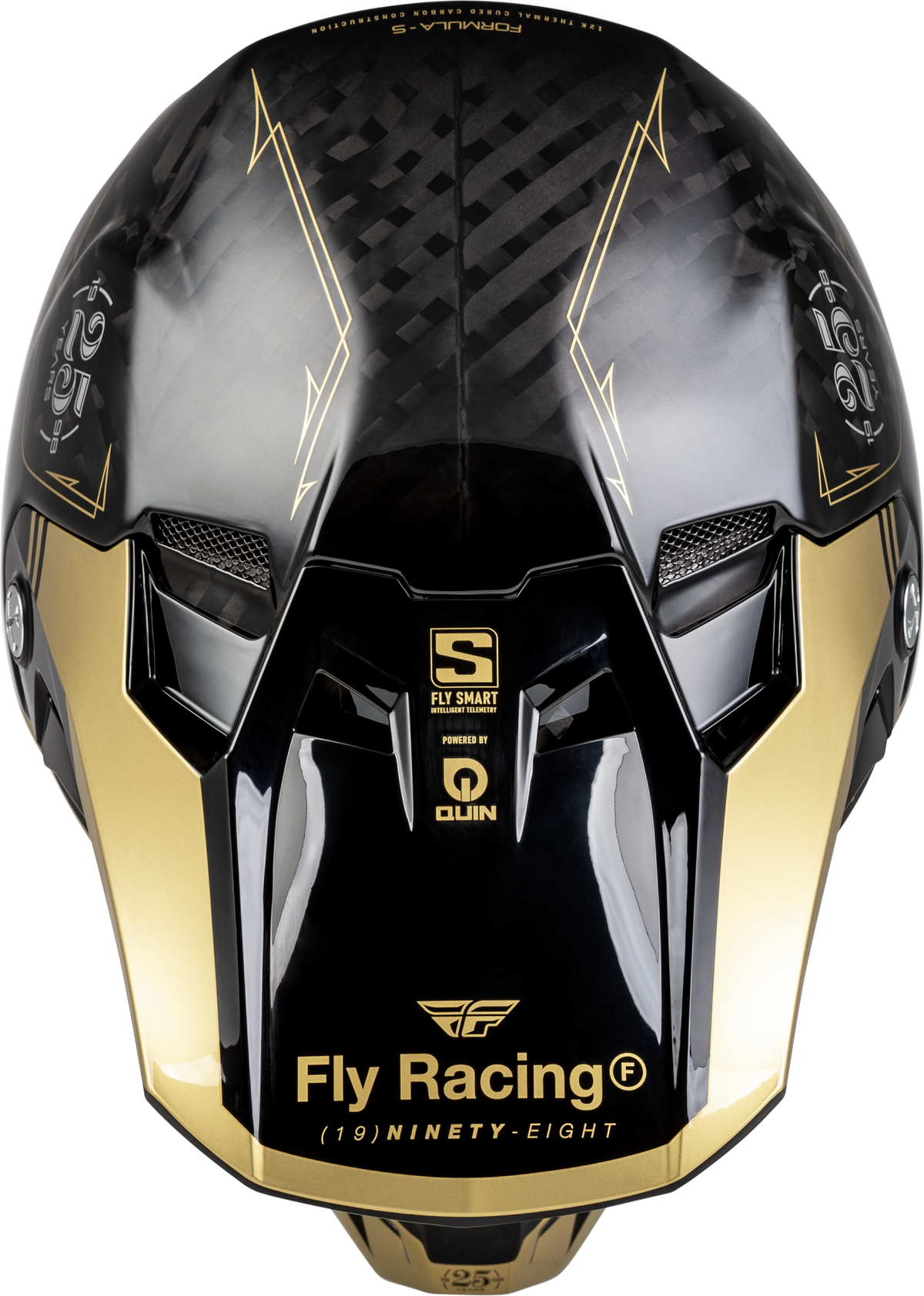 Formula S Carbon Legacy Helmet Black/Gold Xl