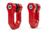 DV8 Offroad Elite Series D-Ring Shackles - Pair (Red)