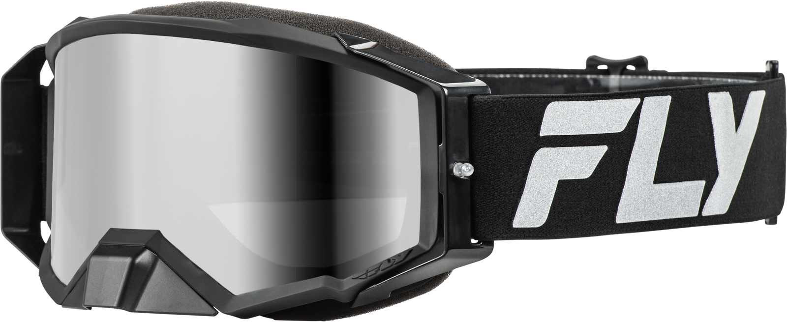 Zone Elite Goggle Black/Silver W/ Silver Mirror/Smoke Lens