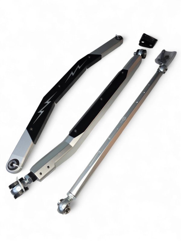 Elektric Offroad 2024+ Can Am Maverick R Volt Billet Radius Rods Anodized Clear