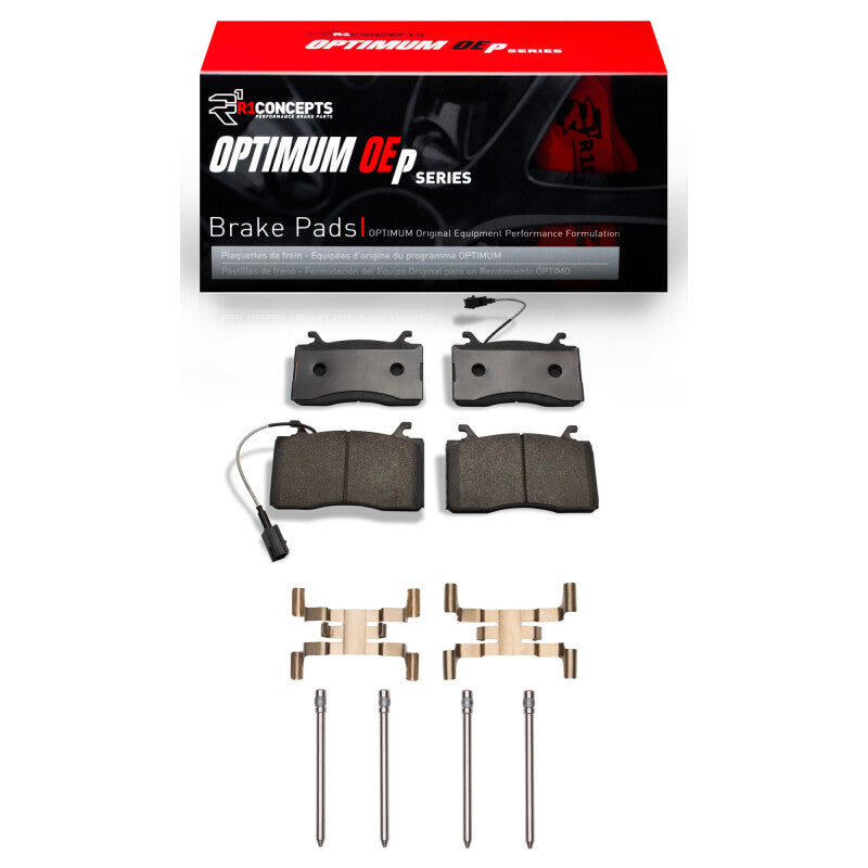 R1 2017-2025 Alfa Romeo Giulia Front R1 Optimum OE Pads &amp; Hardware Kit