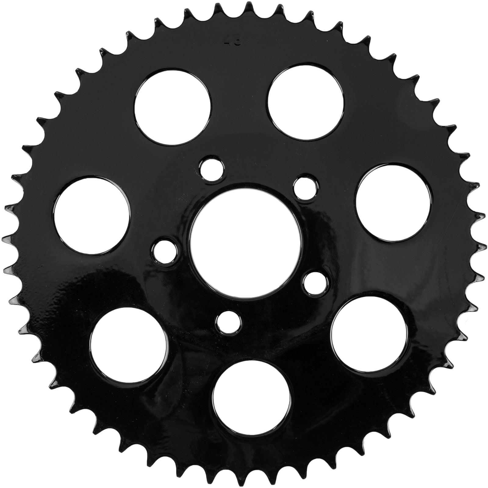 Gloss Black Rear Sprocket 48t Dished Big Twin 00 13