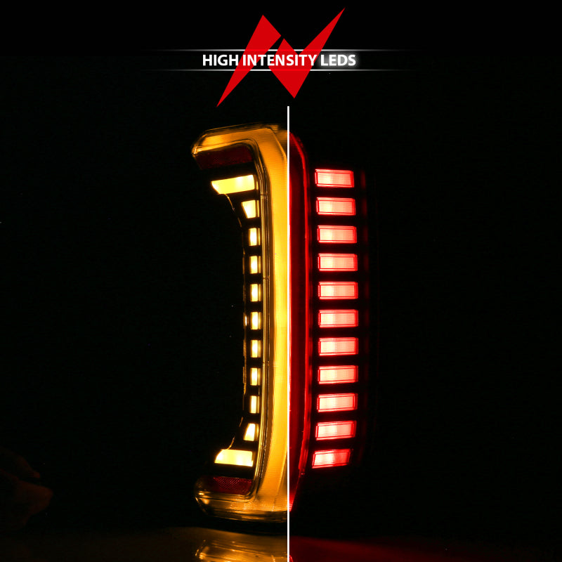 ANZO 22-24 Toyota Tundra (Does Not Fit LED Seq. Models) Z-Series Full LED Tail Lights - Pair