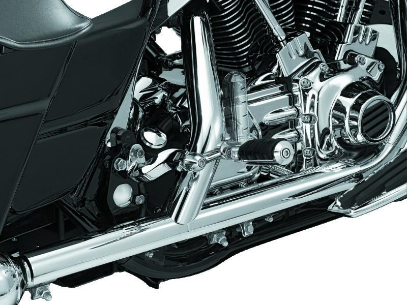 Kuryakyn 2in Adjustable Lockable Offsets With Male Mount Adapter Chrome
