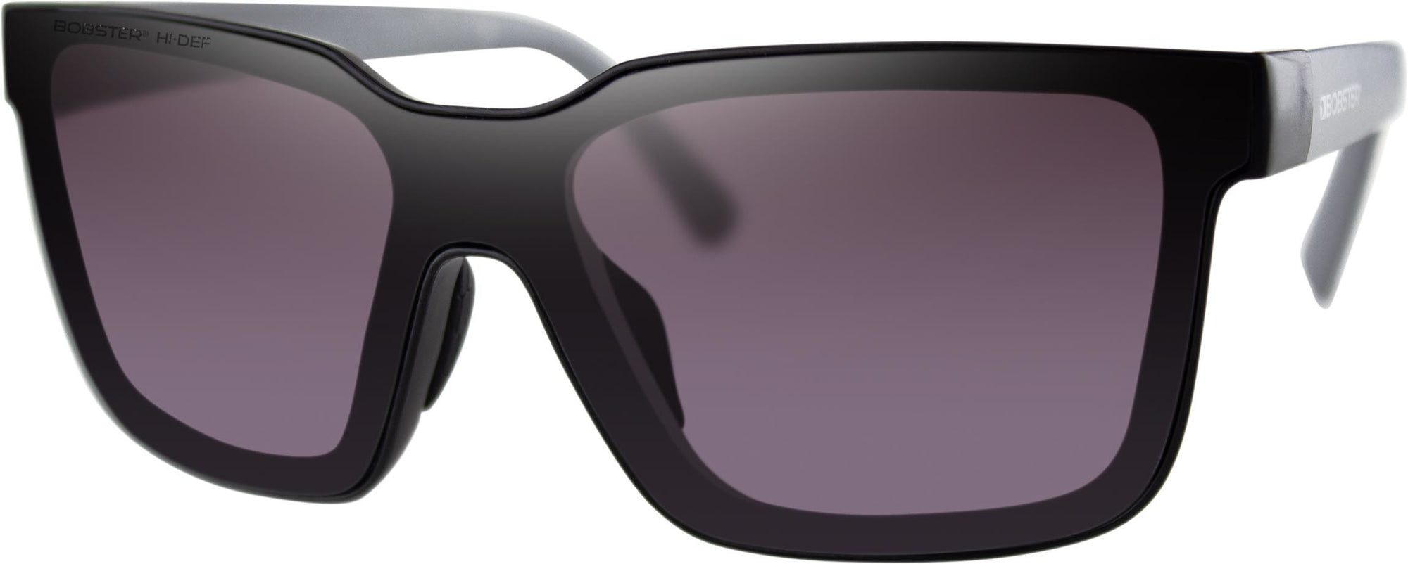 Boost Sunglasses Matte Black W/Grey/Purple/Slvr Mir