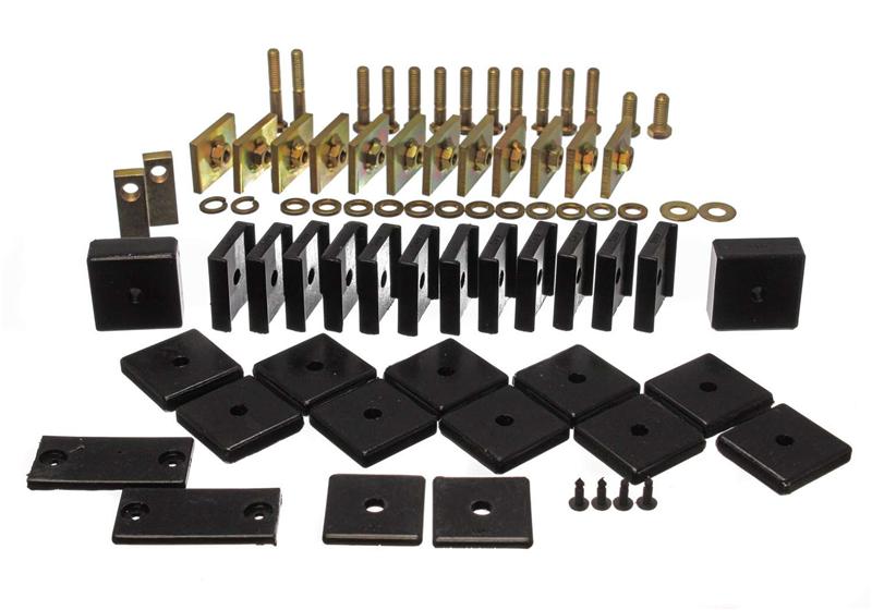 Energy Suspension Toy Land Cruiser Body Mount Set - Black