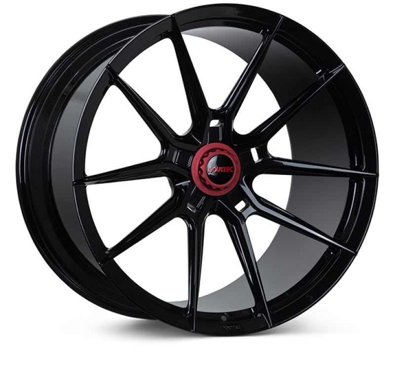 Vossen x Novitec NF10 21x12in - 5x114.3 BP - ET20 - Gloss Black Ferrari SF90 Rear Wheel