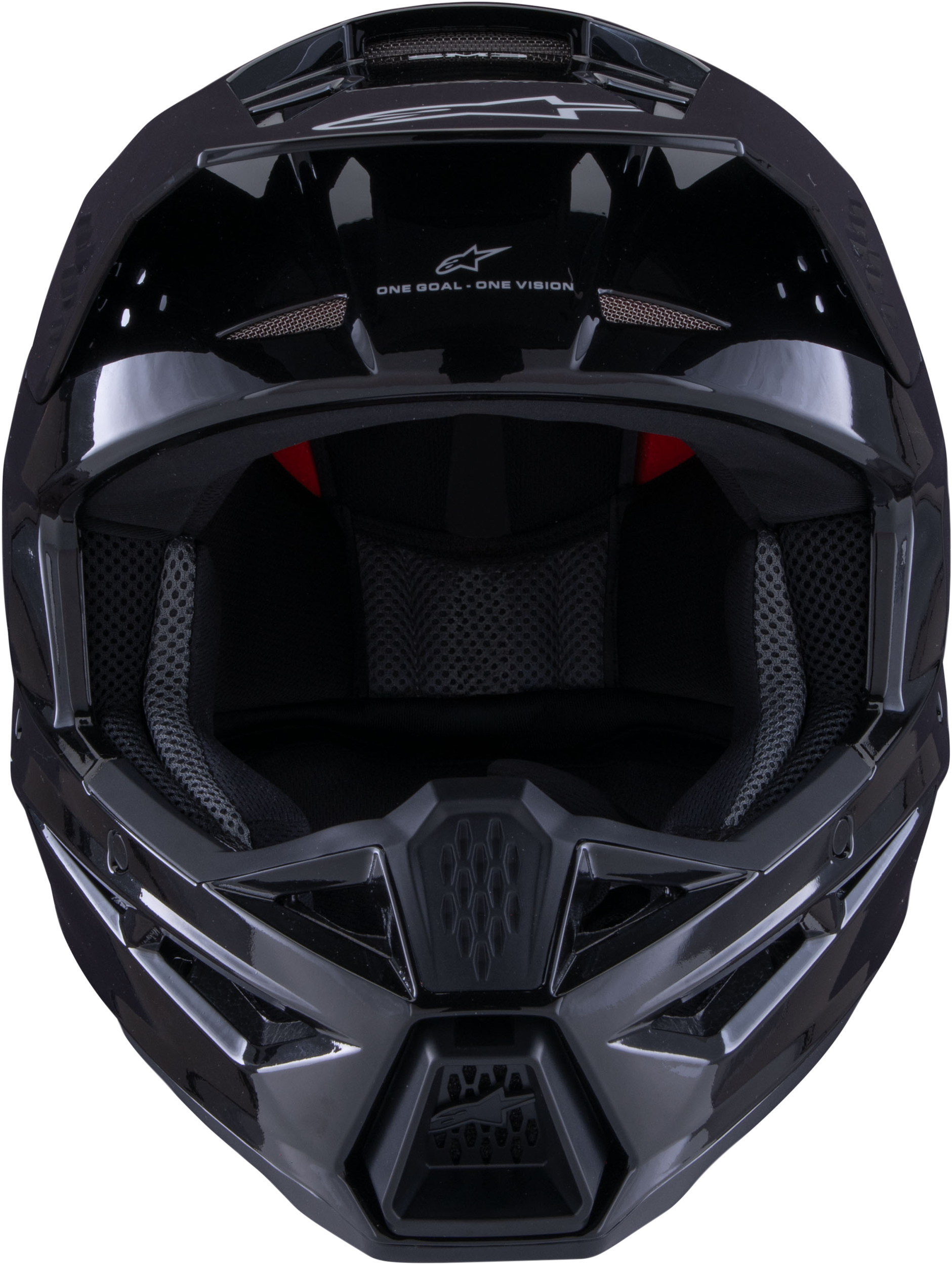 Sm3 Solid Helmet Black Glossy Md