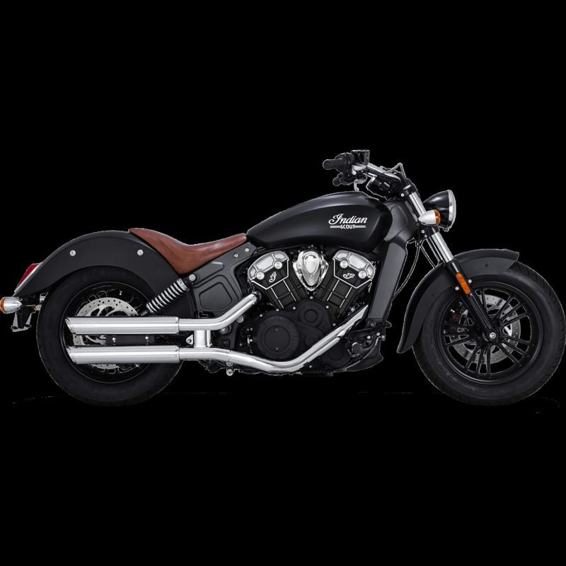 Vance &amp; Hines 15-20 Indian Scout/Bobber Twin Slash 3in PCX Slip-On Exhaust