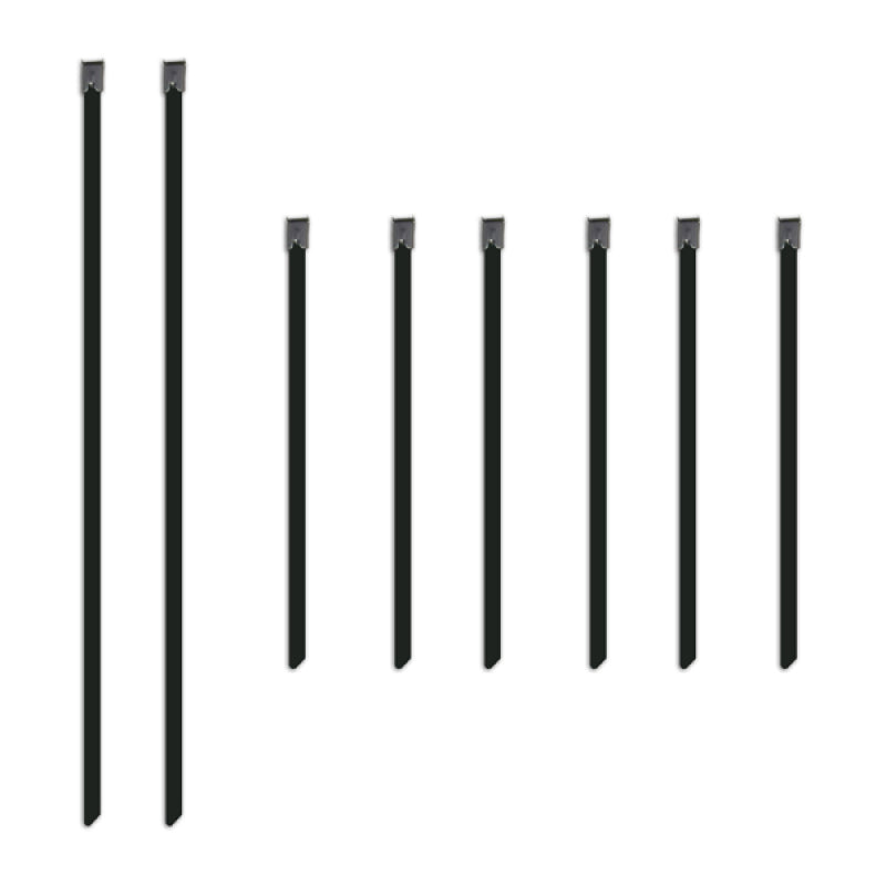 Mishimoto Set of Six 6in &amp; Two 14in Stainless Steel Locking Ties