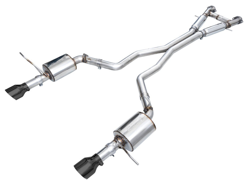 AWE Tuning 18-23 Dodge Durango SRT &amp; Hellcat Touring Edition Exhaust - Diamond Black Tips