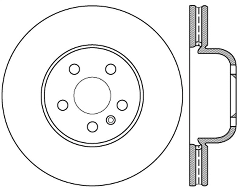 StopTech Slotted &amp; Drilled Sport Brake Rotor