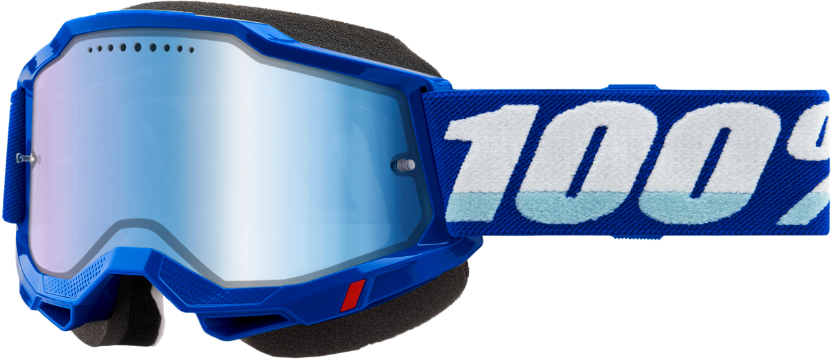 Accuri 2 Snowmobile Goggle Blue W/Blue Mirror Lens