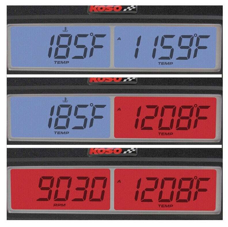 Dual Egt Gauge Rpm  Water Temp Standard