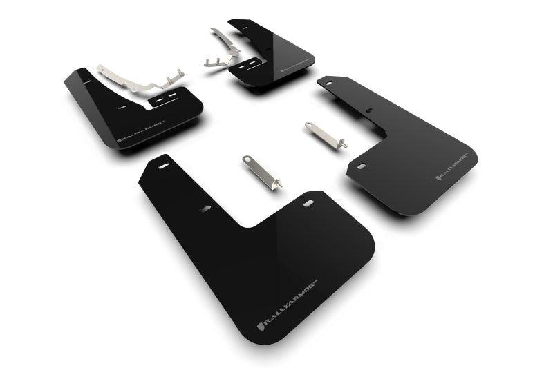 Rally Armor 22-25 VW MK8 Golf GTI/R Black UR Mud Flap w/Gray Logo