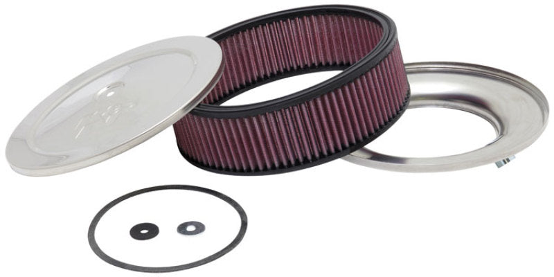 K&amp;N Custom Round Filter 5-1/8in FLG / 9in OD x 4-1/8in HW/VENT