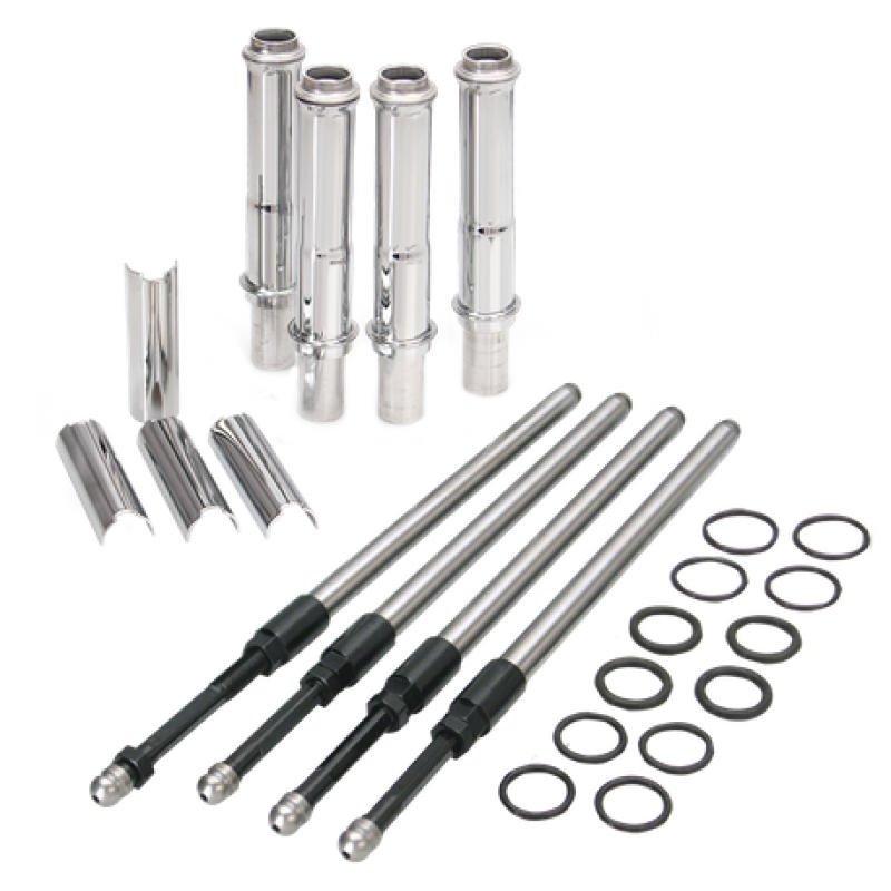 S&amp;S Cycle 1999+ BT Stock Engine Height w/ 4.937in Length Cylinders Adjustable Pushrod Set