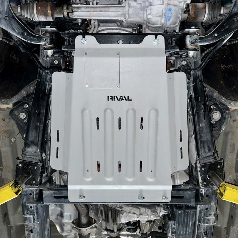 Rival 2015-2026 Ford F150 EcoBoost Only Aluminum Transmission Catalytic Converter Skid Plate