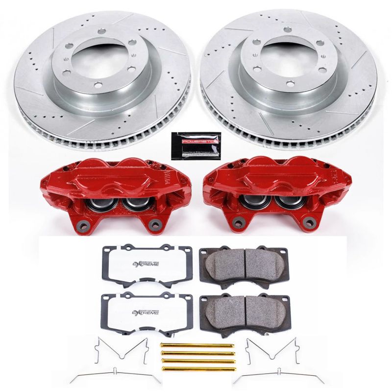 Power Stop 10-15 Toyota 4Runner Front Z36 Truck &amp; Tow Kit w/Cals