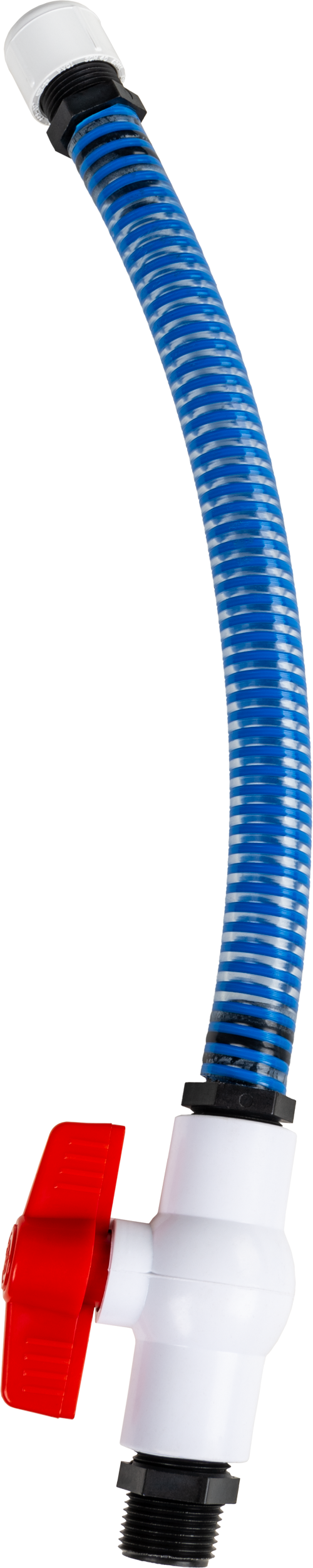 Flow Control Valve W/Screw Cap Spiral Tech Hose