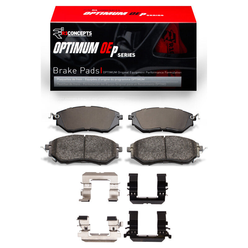 R1 15-21 Subaru WRX Front Optimum OE Pads &amp; Hardware Kit