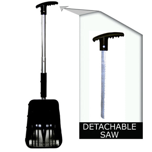 SNOW SHOVEL WITH DETACHABLE SAW