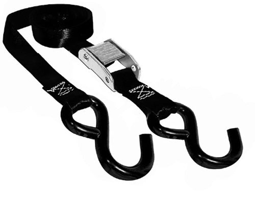 TIE DOWN STRAPS 1&quot; X 66&quot; 2000 LB. BLACK
