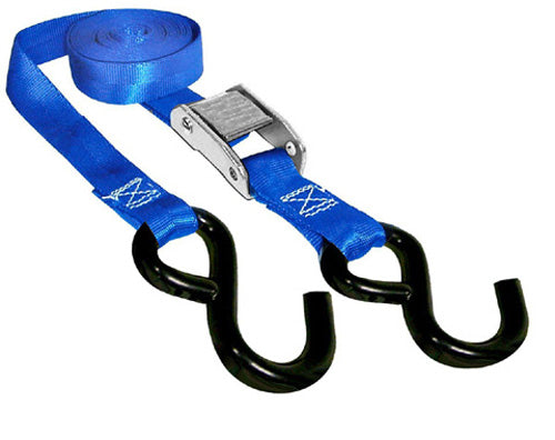 TIE DOWN STRAPS 1" X 66" 2000 LB. BLUE