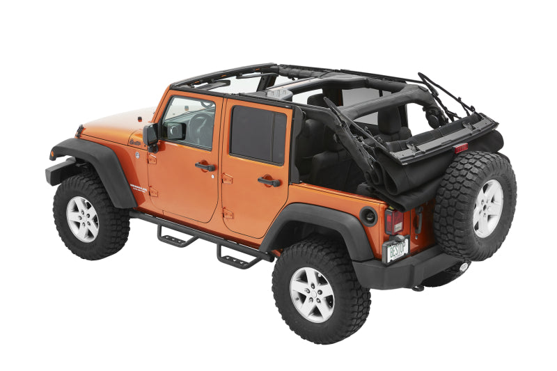 Bestop 07-18 Jeep Wrangler JK 4-Door Supertop Ultra (Premium Black Twill)