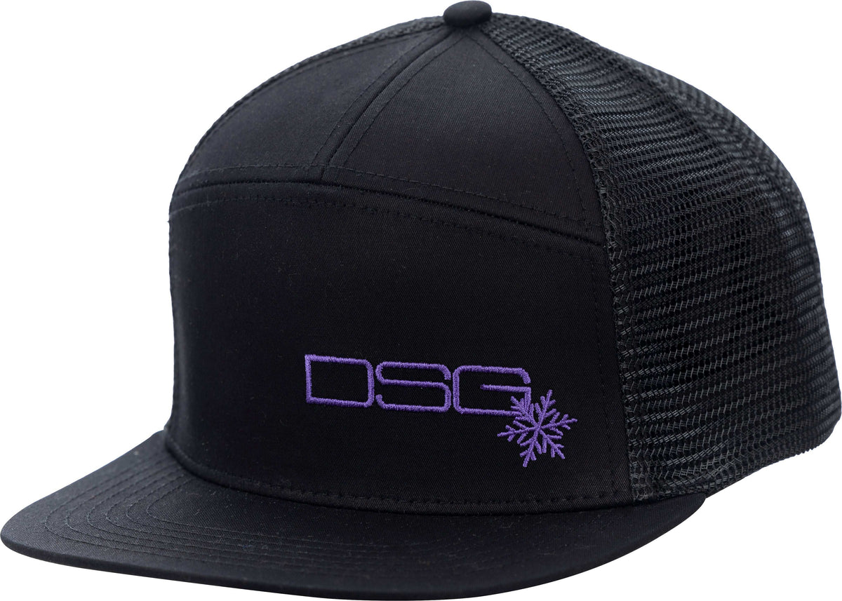Flat Brim Cap Black