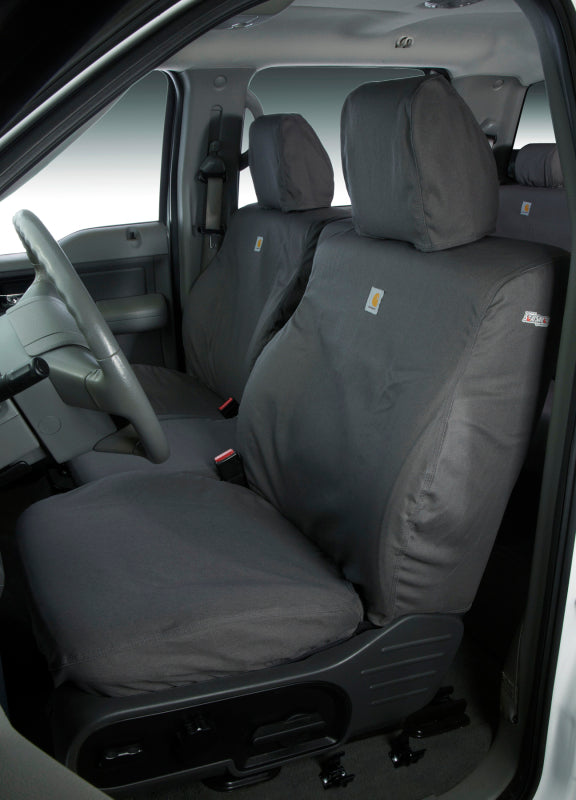 Covercraft 16-23 Toyota Tacoma Carhartt SeatSaver Custom Second Row Seat Covers - Gravel