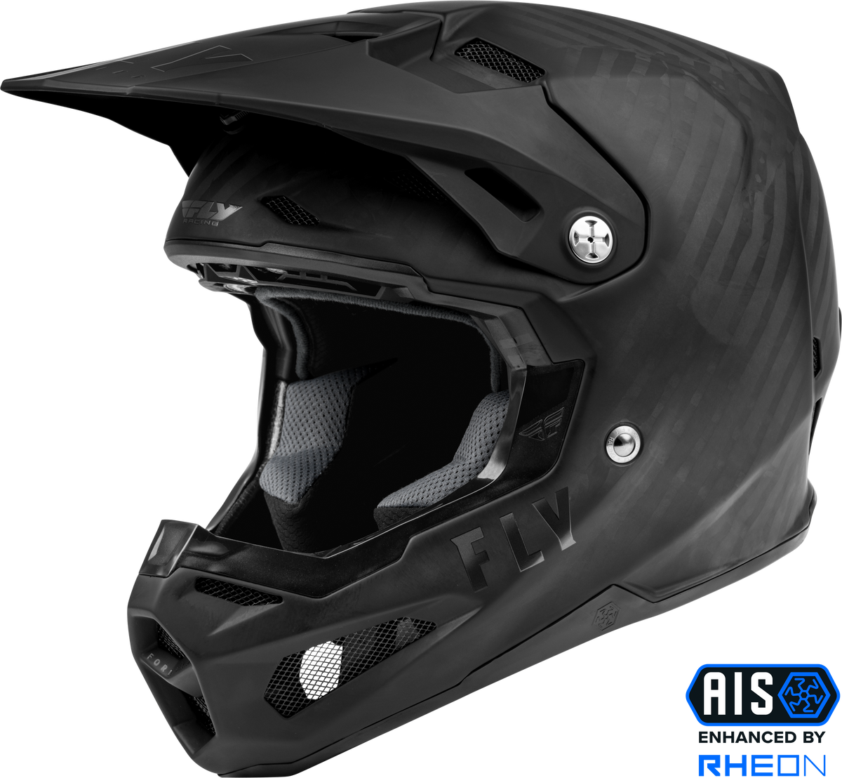 Youth Formula Carbon Solid Helmet Matte Black Carbon Yl