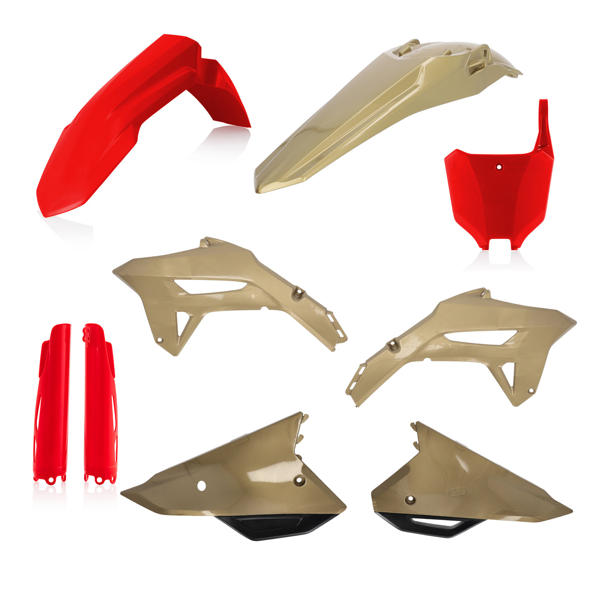 Full Plastic Kit Red/Gold Hon
