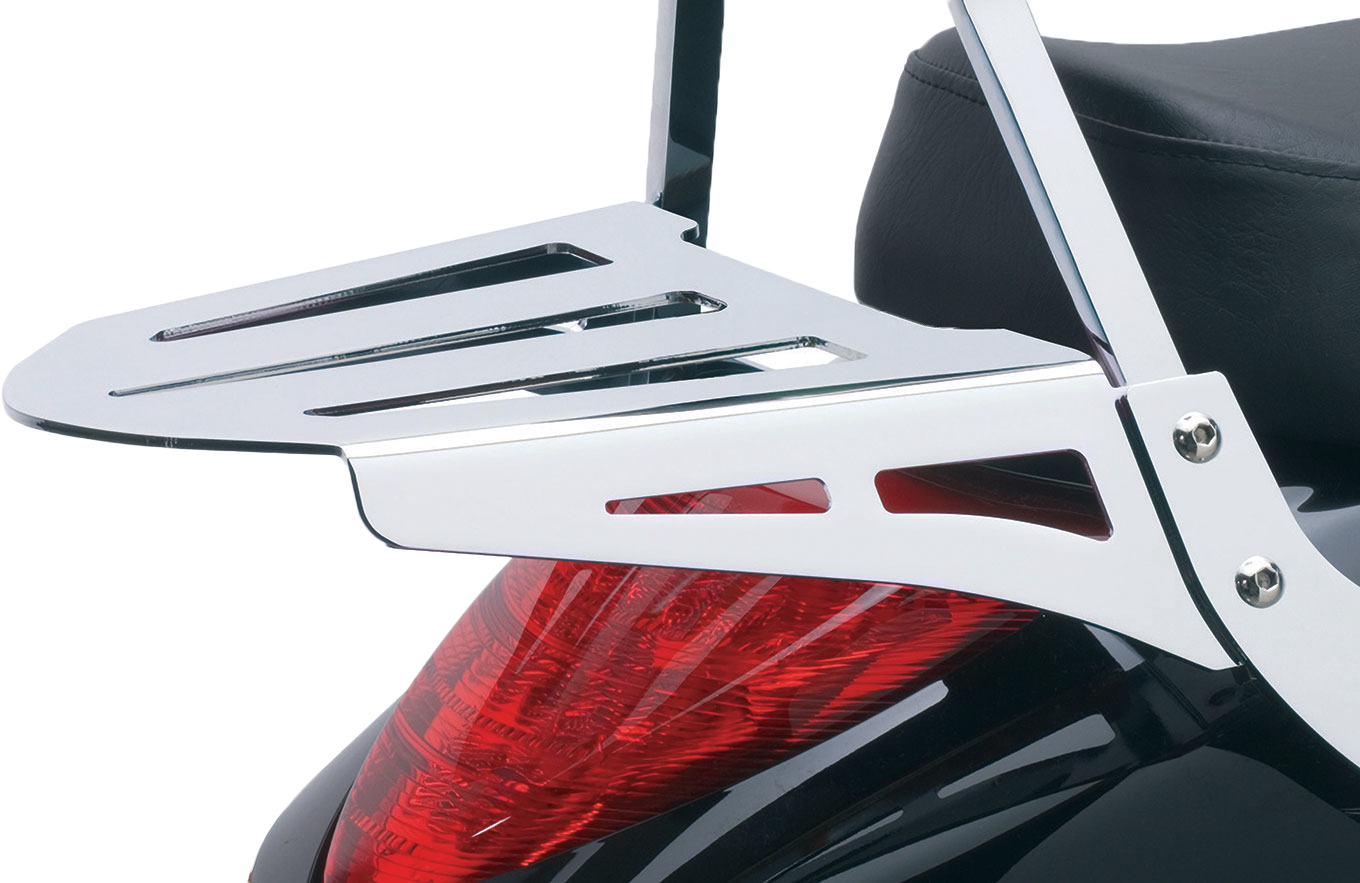 Sissy Bar Luggage Rack Formed Chrome