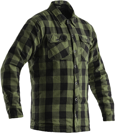 Kevlar Lumberjack Ce Shirt Green Check Textile Sm