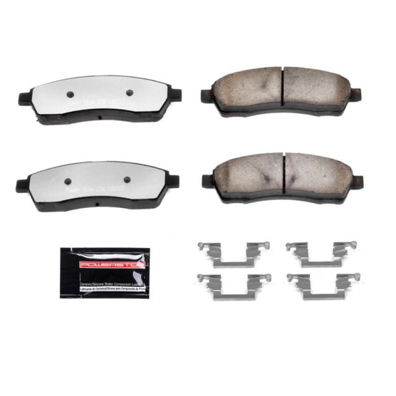 Power Stop 00-05 Ford Excursion Rear Z36 Truck &amp; Tow Brake Pads w/Hardware